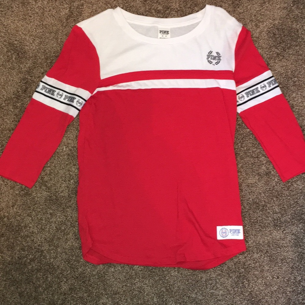PINK baseball tee